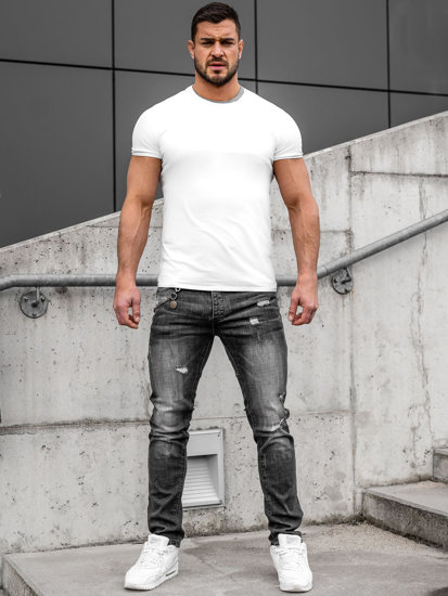 Herr Jeans Regular Fit Svart Bolf MP0051N