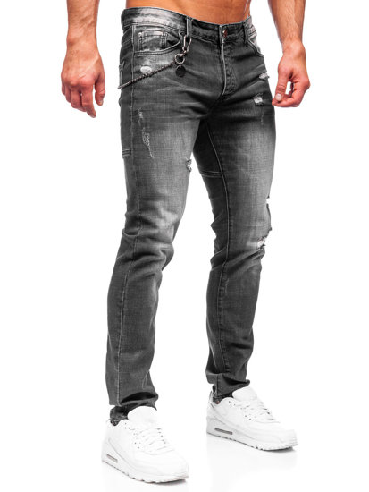 Herr Jeans Regular Fit Svart Bolf MP0051N