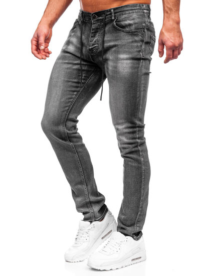 Herr Jeans Regular Fit Svart Bolf MP021G