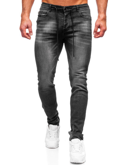 Herr Jeans Regular Fit Svart Bolf MP021N