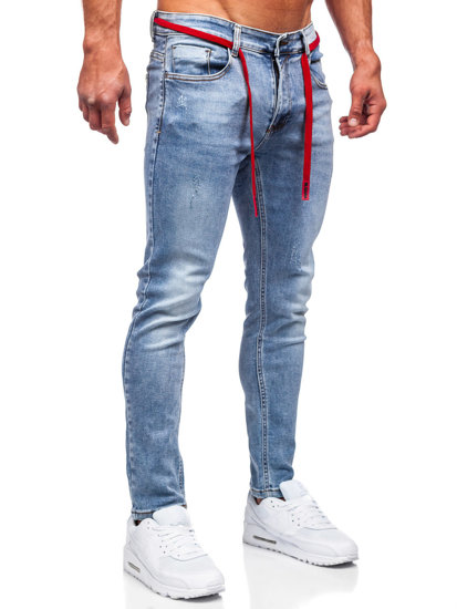 Herr Jeans Skinny Fit Blå Bolf KX555-1