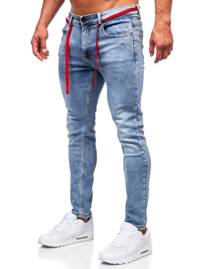 Herr Jeans Skinny Fit Blå Bolf KX555-1