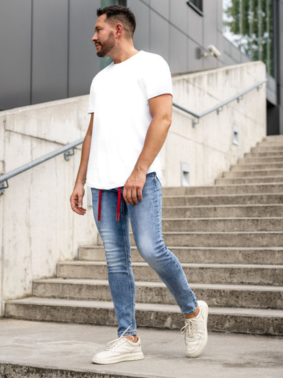 Herr Jeans Skinny Fit Blå Bolf KX555-1A