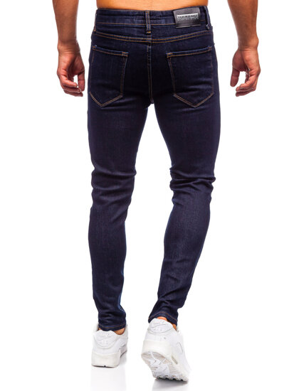 Herr Jeans Skinny Fit Marinblå Bolf 5308