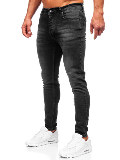 Herr Jeans Skinny Fit Svart Bolf R919-1