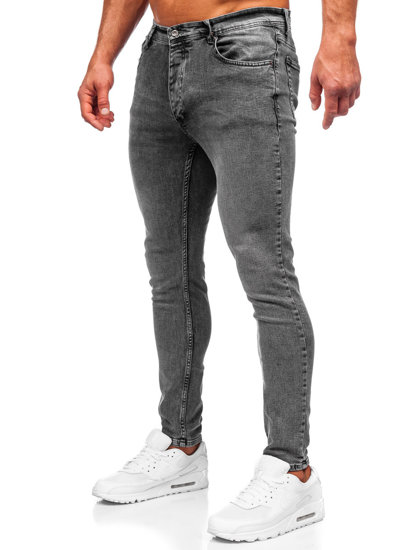 Herr Jeans Skinny Fit Svart Bolf R925-1