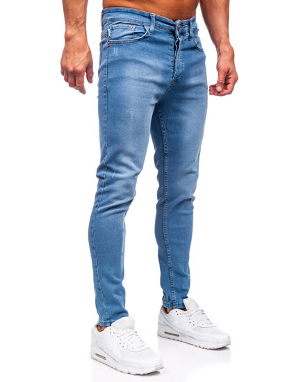 Herr Jeans Slim Fit Blå Bolf 6177