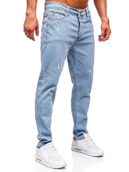 Herr Jeans Slim Fit Blå Bolf 6447