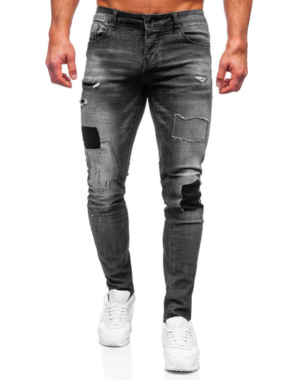 Herr Jeans Slim Fit Grafitgrå Bolf MP0031G