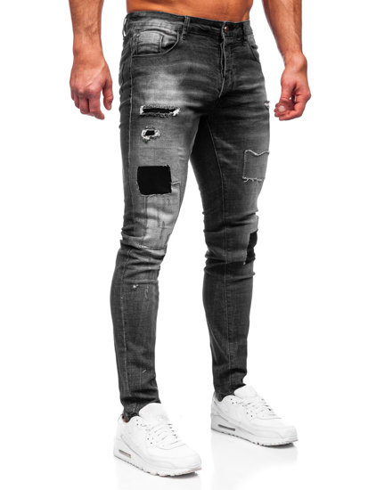 Herr Jeans Slim Fit Grafitgrå Bolf MP0031G