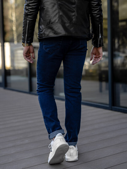 Herr Jeans Slim Fit Marinblå Bolf 5066