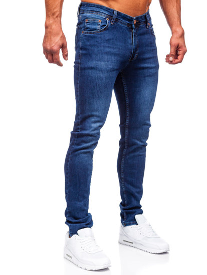 Herr Jeans Slim Fit Marinblå Bolf 6147