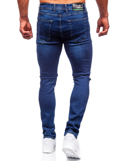 Herr Jeans Slim Fit Marinblå Bolf 6147