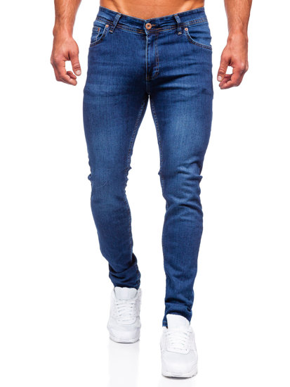 Herr Jeans Slim Fit Marinblå Bolf 6147