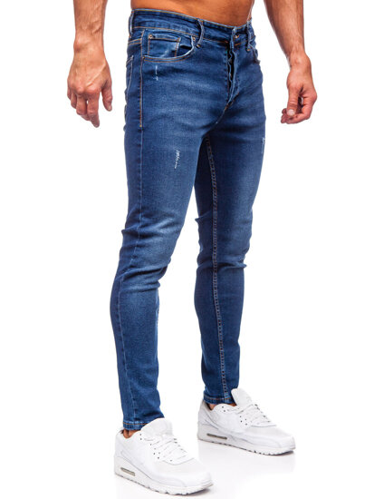 Herr Jeans Slim Fit Marinblå Bolf 6264