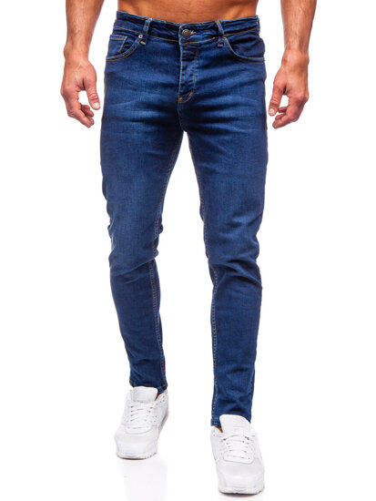 Herr Jeans Slim Fit Marinblå Bolf 6290