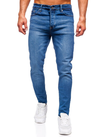 Herr Jeans Slim Fit Marinblå Bolf 6430