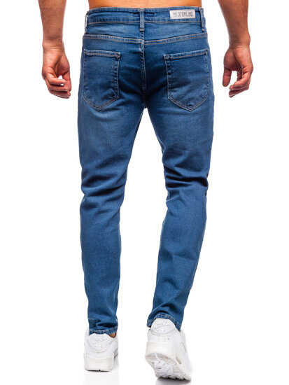 Herr Jeans Slim Fit Marinblå Bolf 6452