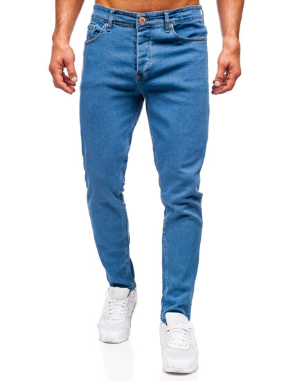 Herr Jeans Slim Fit Marinblå Bolf 6455