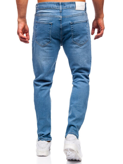 Herr Jeans Slim Fit Marinblå Bolf 6462