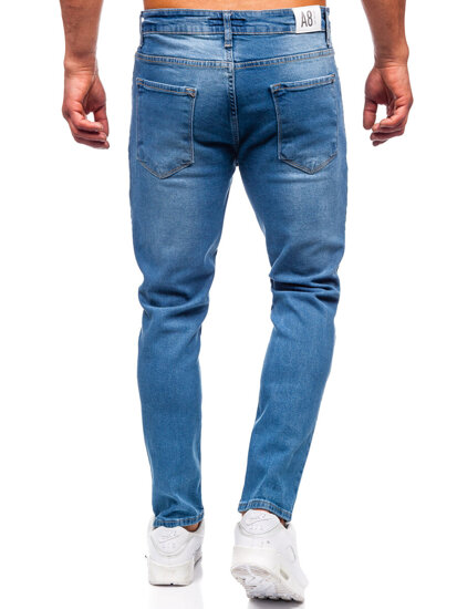 Herr Jeans Slim Fit Marinblå Bolf 6471