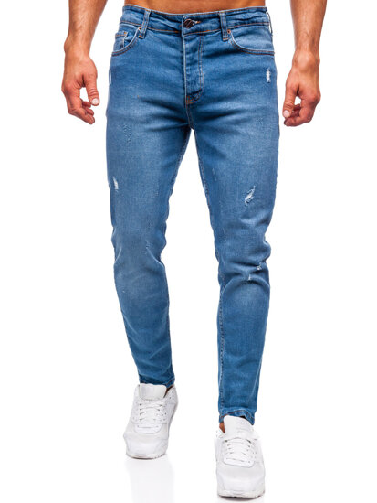 Herr Jeans Slim Fit Marinblå Bolf 6485