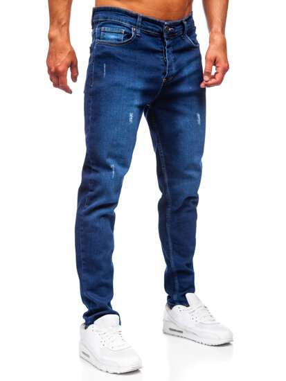 Herr Jeans Slim Fit Marinblå Bolf 6516