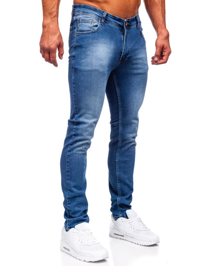 Herr Jeans Slim Fit Marinblå Bolf 6528