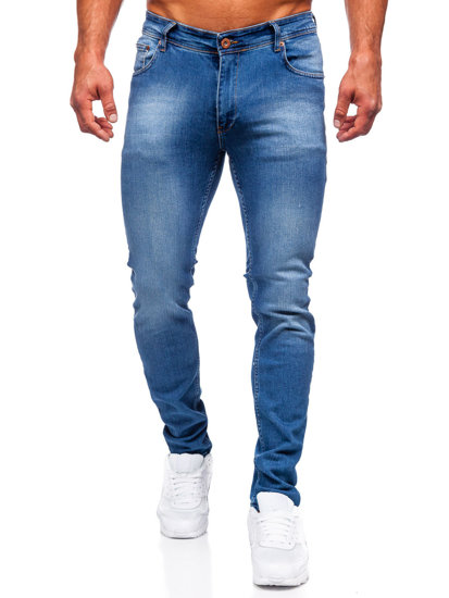 Herr Jeans Slim Fit Marinblå Bolf 6528