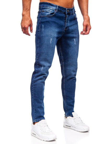 Herr Jeans Slim Fit Marinblå Bolf 6558