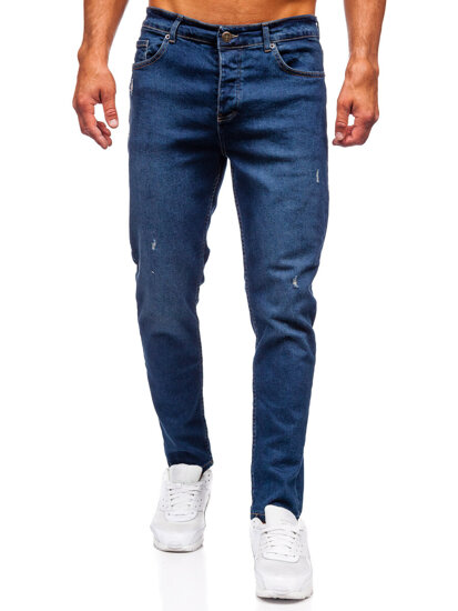 Herr Jeans Slim Fit Marinblå Bolf 6561