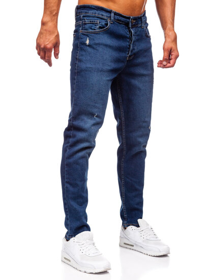 Herr Jeans Slim Fit Marinblå Bolf 6561