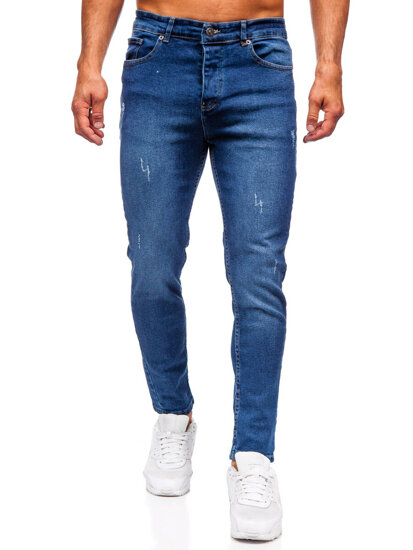 Herr Jeans Slim Fit Marinblå Bolf 6564-1