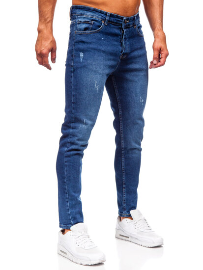 Herr Jeans Slim Fit Marinblå Bolf 6564-1