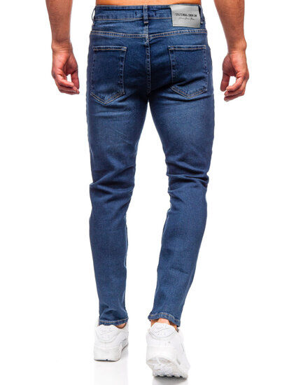 Herr Jeans Slim Fit Marinblå Bolf 6566-1