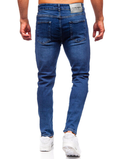 Herr Jeans Slim Fit Marinblå Bolf 6566-2