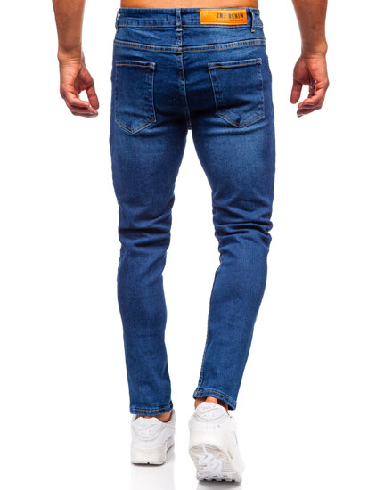 Herr Jeans Slim Fit Marinblå Bolf 6569-1