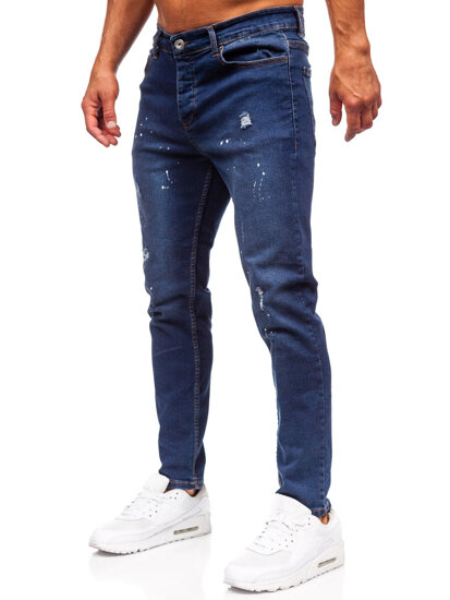 Herr Jeans Slim Fit Marinblå Bolf 6571