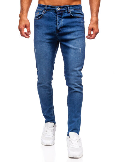 Herr Jeans Slim Fit Marinblå Bolf 6585