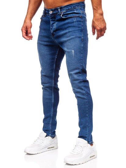 Herr Jeans Slim Fit Marinblå Bolf 6585