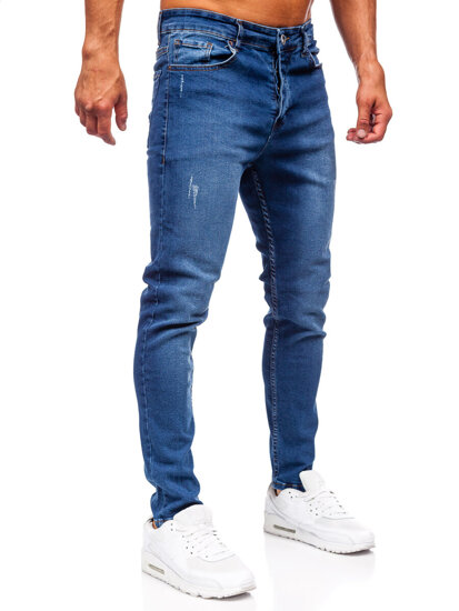 Herr Jeans Slim Fit Marinblå Bolf 6585