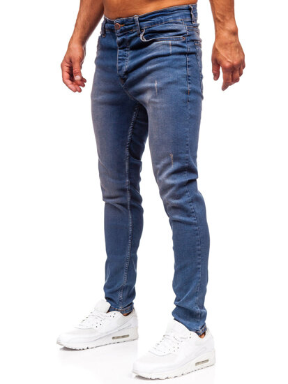 Herr Jeans Slim Fit Marinblå Bolf 6587