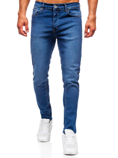 Herr Jeans Slim Fit Marinblå Bolf 6591