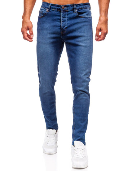 Herr Jeans Slim Fit Marinblå Bolf 6592