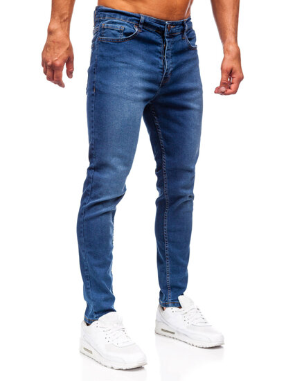 Herr Jeans Slim Fit Marinblå Bolf 6592