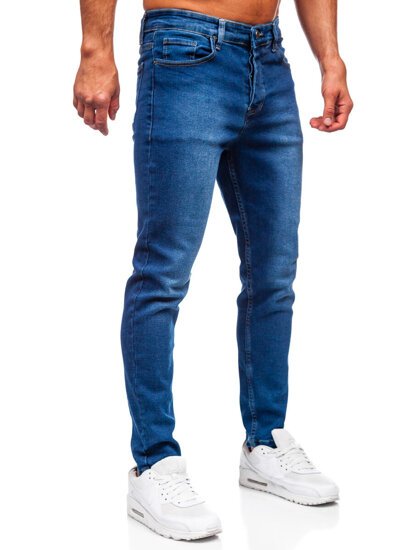 Herr Jeans Slim Fit Marinblå Bolf 6715