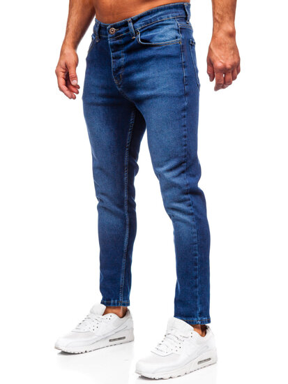 Herr Jeans Slim Fit Marinblå Bolf 6732