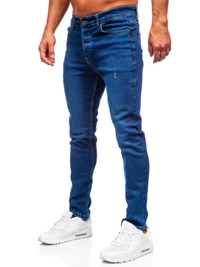 Herr Jeans Slim Fit Marinblå Bolf 6736