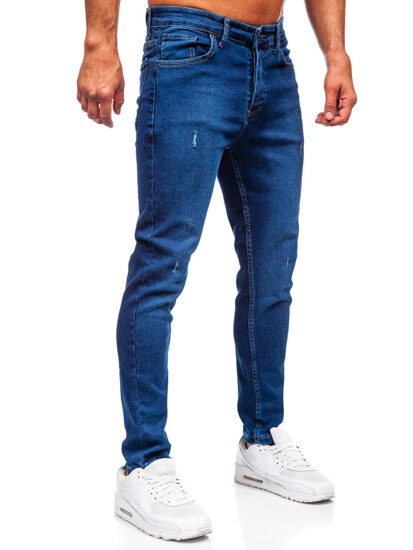 Herr Jeans Slim Fit Marinblå Bolf 6736