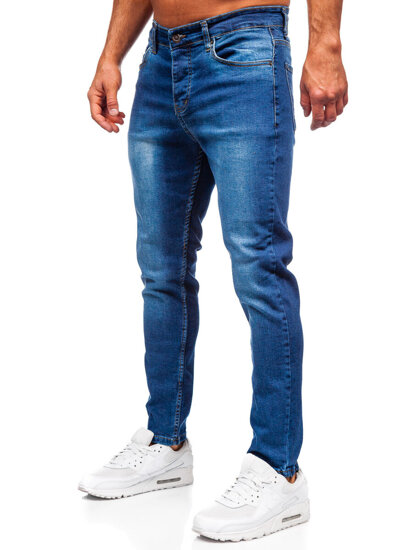 Herr Jeans Slim Fit Marinblå Bolf 6761